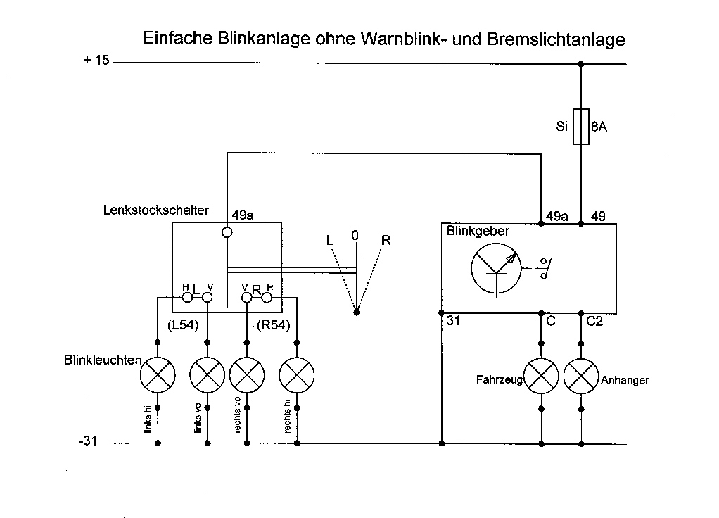 Schaltplan Blinker Eicher - Wiring Diagram